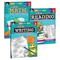 Shell Education Shell Education 24591 180 Days of Reading; Writing & Math for Second Grade Book; Set of 3 24591